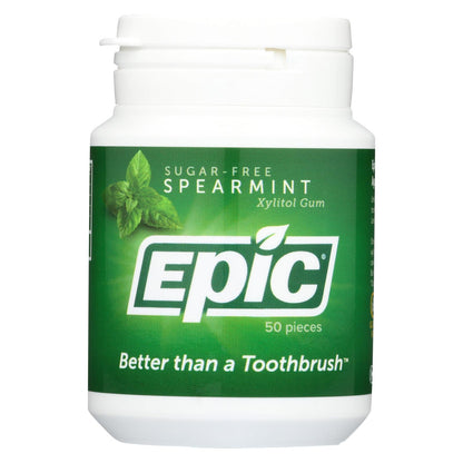 Epic Dental - Chicle con xilitol - Menta verde - 50 unidades