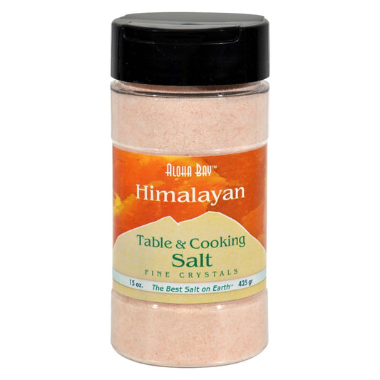 Sal fina del Himalaya para mesa y cocina (cristales finos) - 15 oz