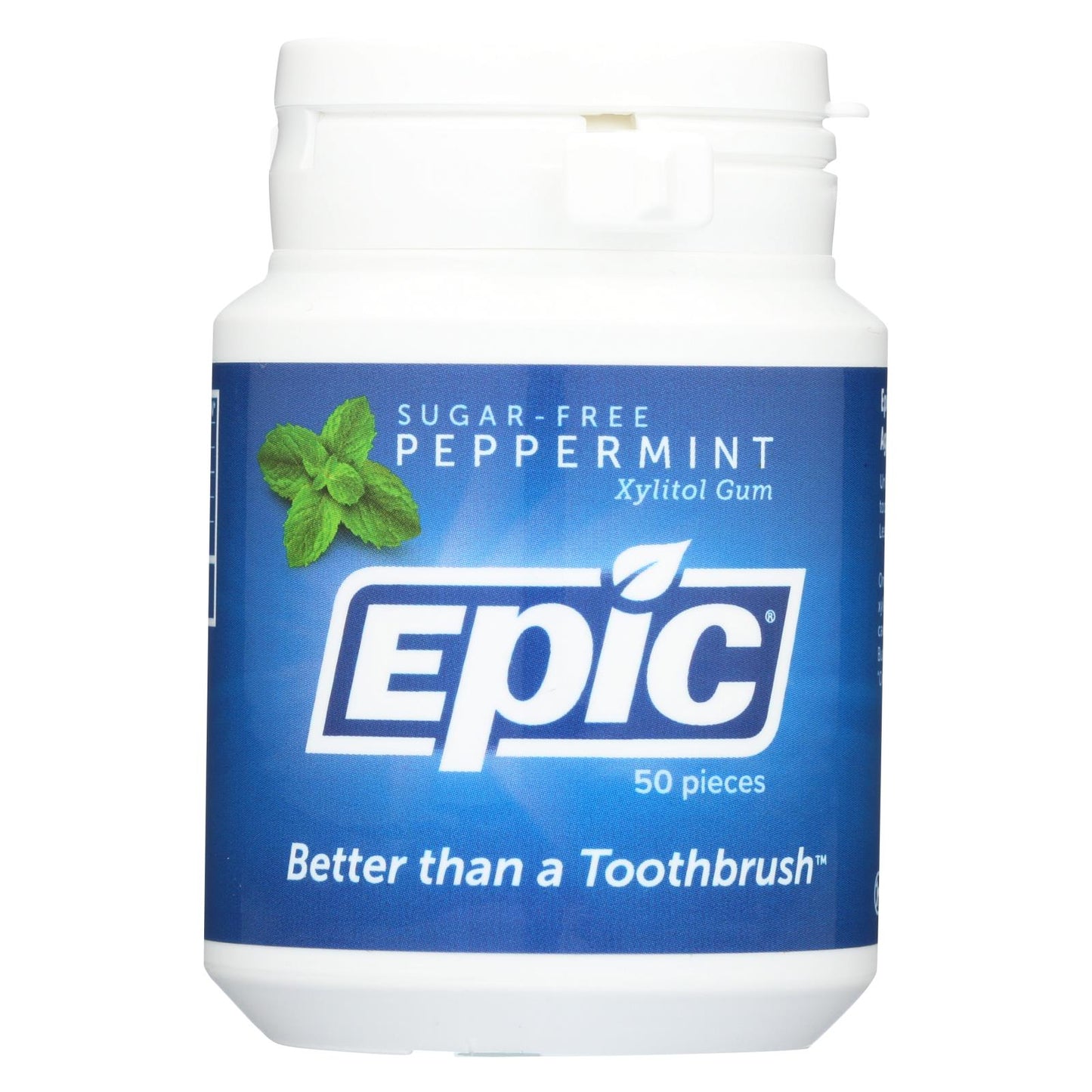 Epic Dental - Chicle con xilitol - Menta - 50 unidades