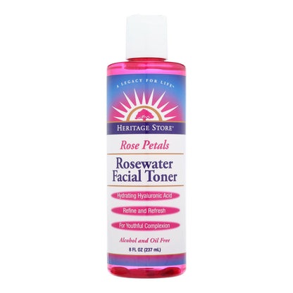 Heritage Store - Tónico facial de agua de rosas - 1 unidad - 8 oz