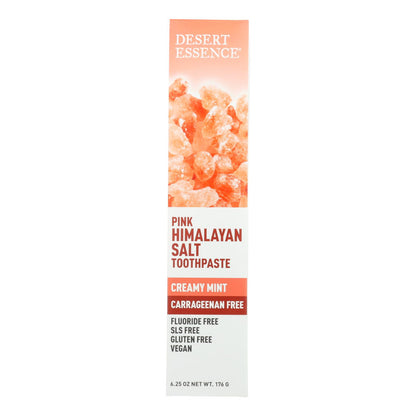Desert Essence - Pasta de dientes - Menta cremosa - Caja de 1 - 6.25 oz.