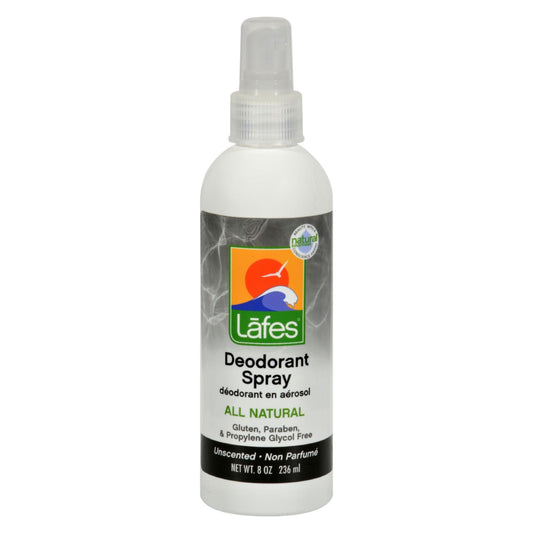 Lafe's Natural And Organic Deodorant Spray - 8 Fl Oz