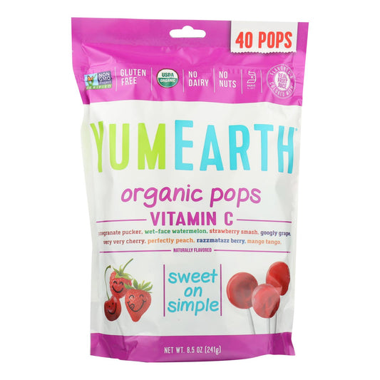 Paletas orgánicas Yumearth® - Caja de 12 - 8.5 oz