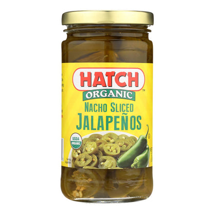 Hatch Chili Hatch Nacho 切片墨西哥胡椒 - 墨西哥胡椒 - 12 片装 - 12 盎司。