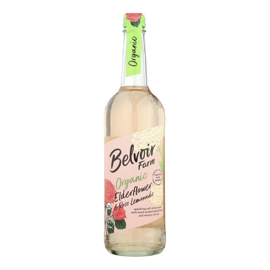 Belvoir - Bebida Limón Eldflwr Rose - Caja De 6 - 25,4 Fz