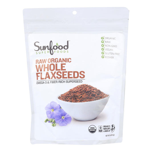 Sunfood - Semillas de lino - 1 unidad - 16 oz