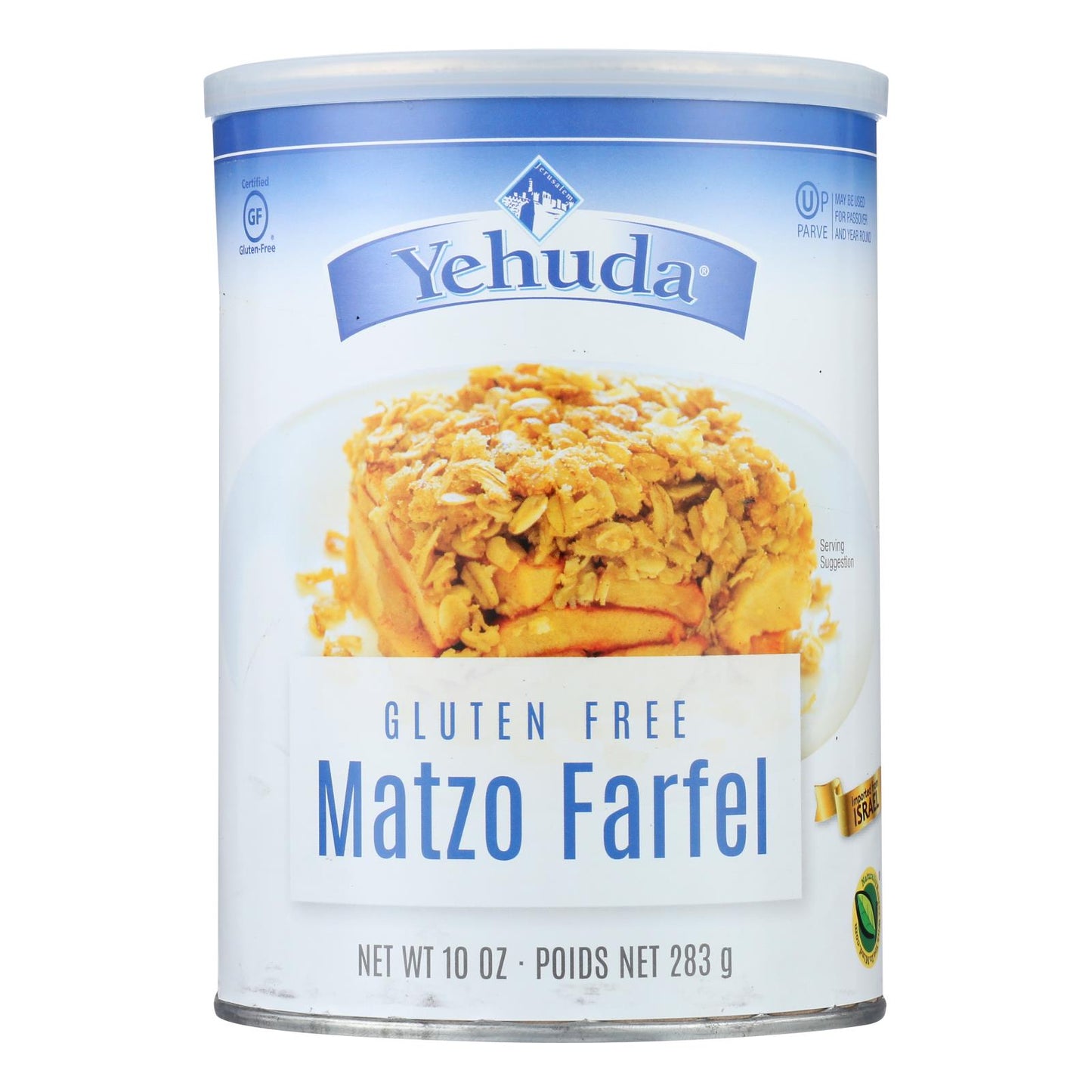 Yehuda, Farfel de matzá sin gluten - Caja de 12 - 10 oz