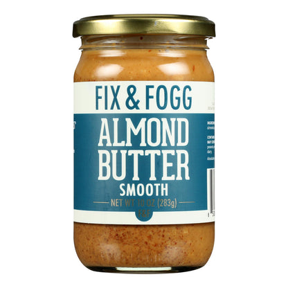 Fix &amp; Fogg - Mantequilla de almendras suave - Caja de 6-10 oz