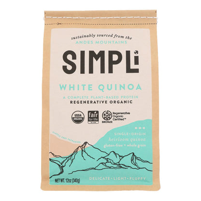 Simpli - Quinoa Blanca Regenerada - Caja De 8-12 Oz