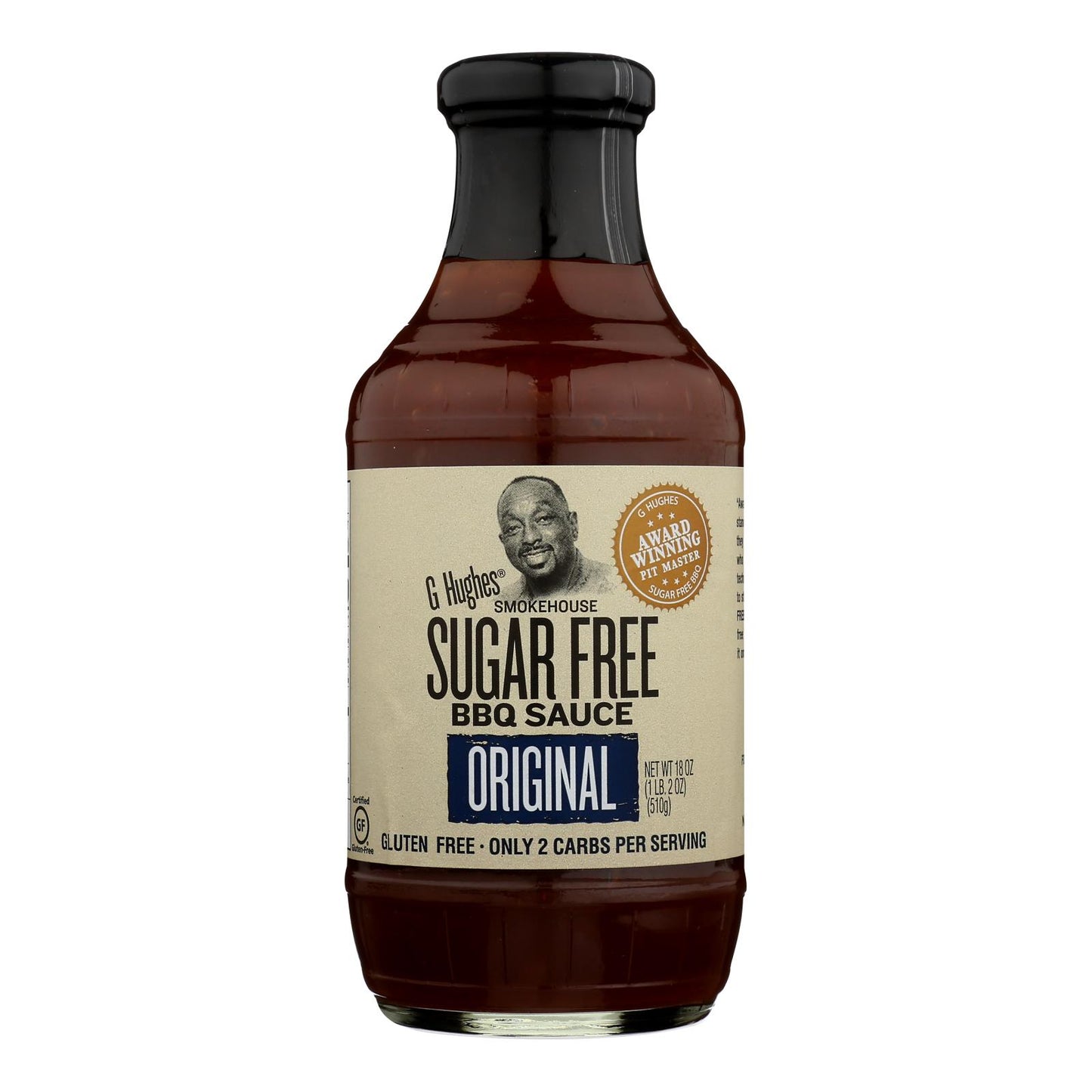 G Hughes Original Sugar Free Bbq Sauce - Case Of 6 - 18 Oz