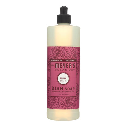 Mrs. Meyer's Clean Day - Jabón líquido para platos - Mamá - Caja de 6 - 16 fl oz.