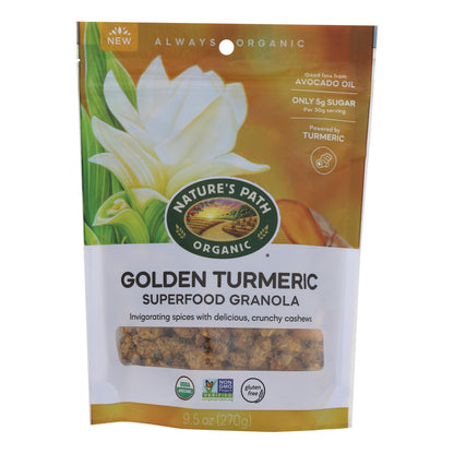 Nature's Path - Granola con cúrcuma - Caja de 6 - 9,5 oz