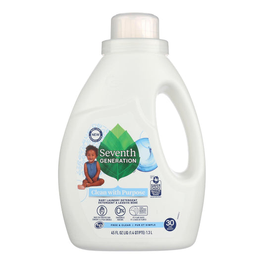 Seventh Generation - Liquid Laundry Baby Free Clear - Case Of 6-45 Fz