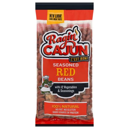 Ragin' Cajun - Beans Red Seasn & Veg - Case Of 12 - 16 Oz