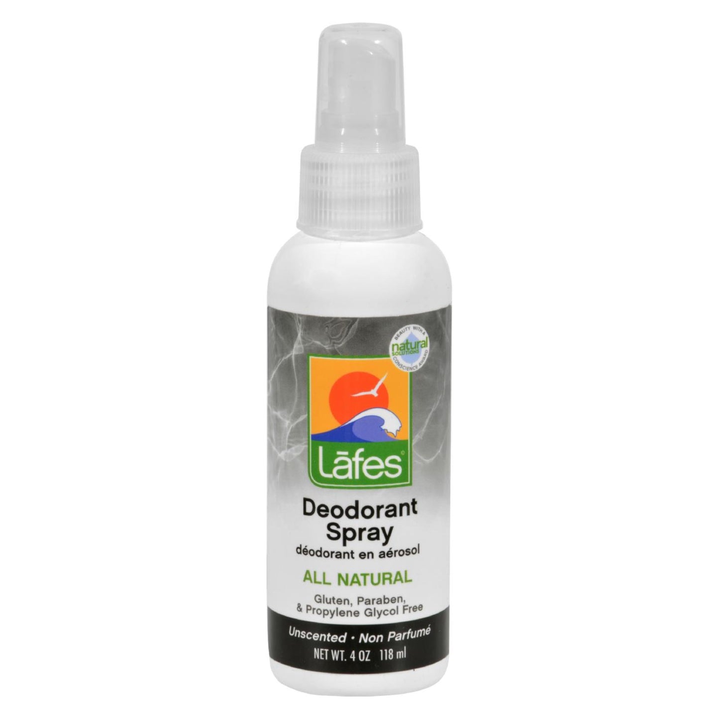 Lafe's Natural Body Care Deodorant Spray With Aloe - 4 Fl Oz