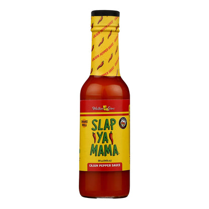 Slap Ya Mama - Salsa de pimienta cajún Sym - Caja de 12-5 oz