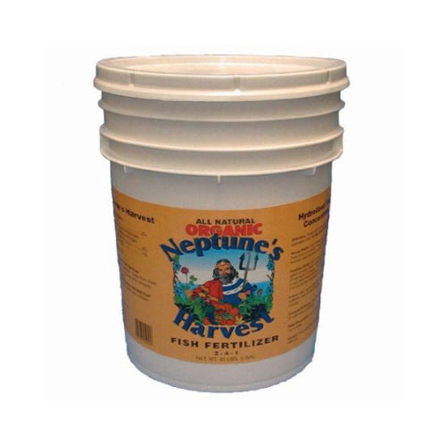 Fertilizante para peces Neptune's Harvest, etiqueta naranja, 5 galones