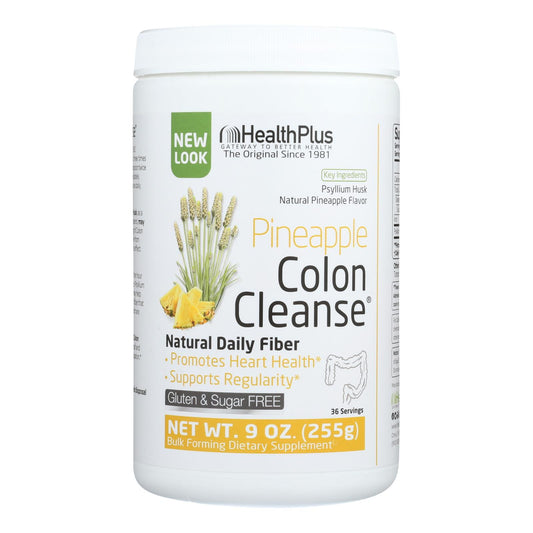 Health Plus - Limpieza de colon - Piña y stevia - 9 oz