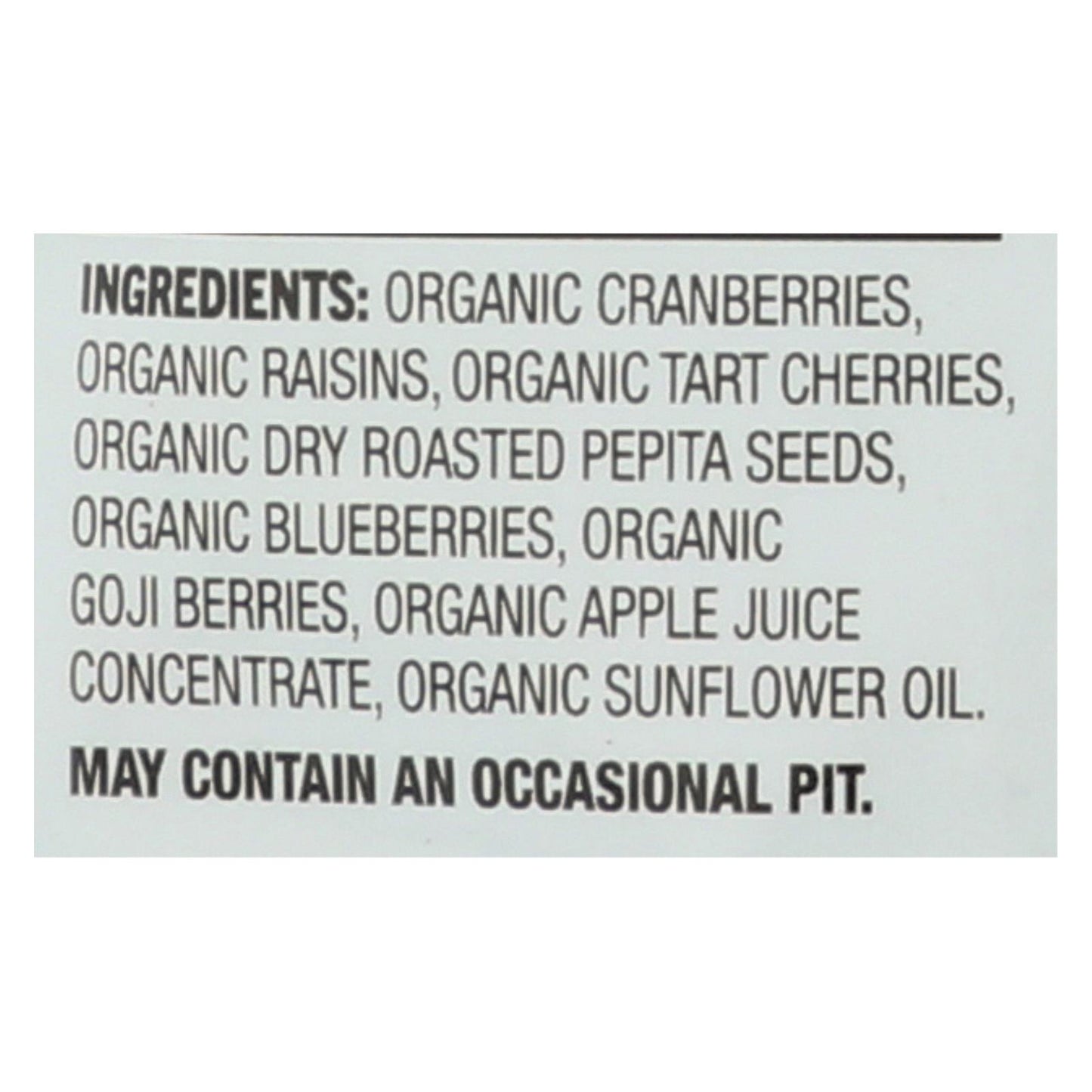 Frutas y semillas deshidratadas orgánicas Superberry Blast de Made In Nature Fruit Fusion - Caja de 6 - 5 oz