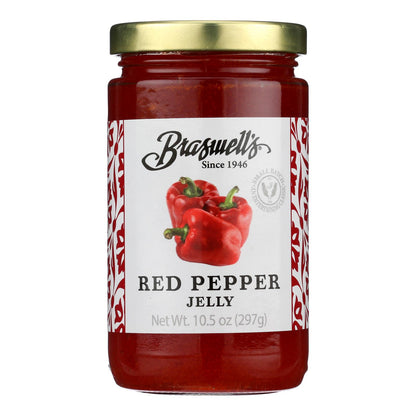 Braswell's - Mermelada de pimiento rojo - Caja de 6 - 10,5 oz.