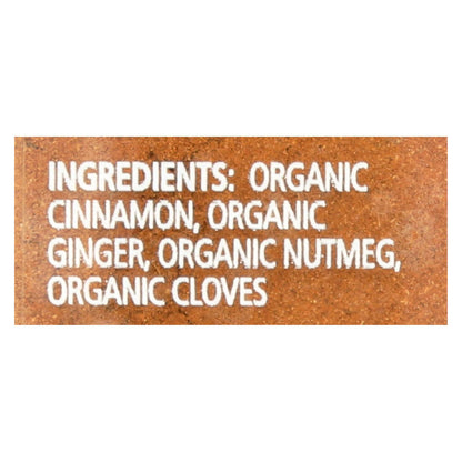 Simply Organic Pumpkin Spice - Case Of 6 - 1.94 Oz.