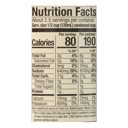Pacific Foods - Sopa de crema de champiñones - Caja de 12 - 10,5 oz