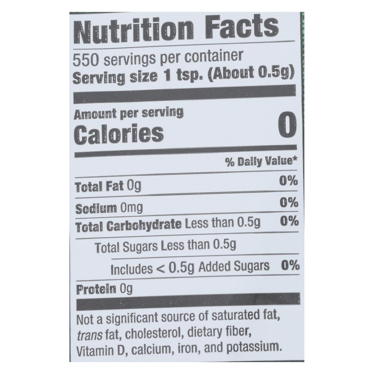 Stevia In The Raw Sweetener - Baker Bag - Case Of 6 - 9.7 Oz.