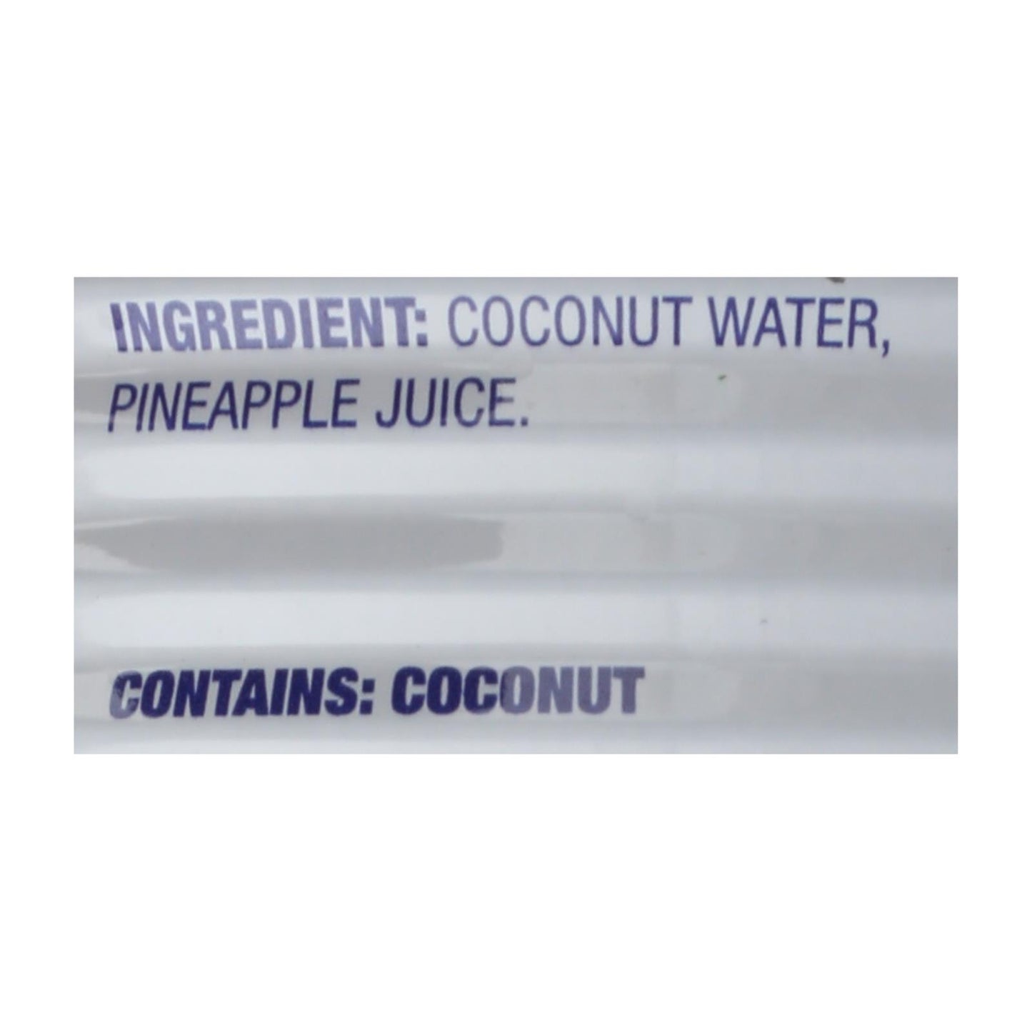 Agua de coco C2o con jugo de piña y pulpa de coco - Caja de 12 - 17,5 Fz