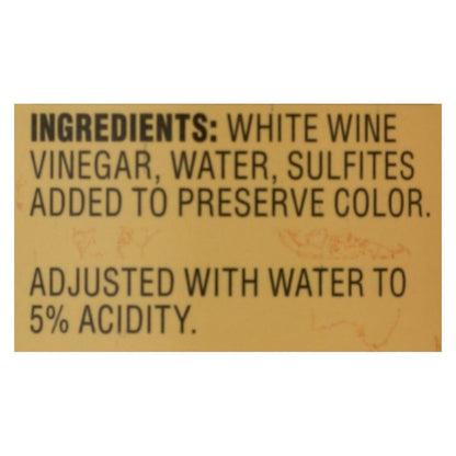 Reese - White Wine Vinegar - Case Of 6 - 12.7 Fl Oz.