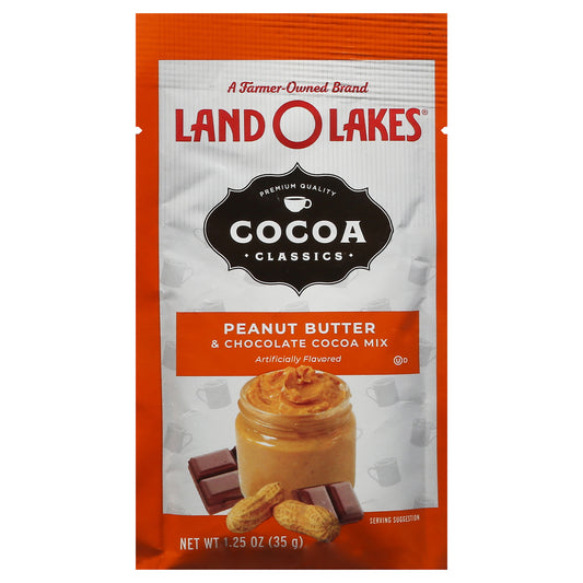 Land O Lakes - Chocolate con mantequilla de maní y cacao - Caja de 12 - 1,25 oz