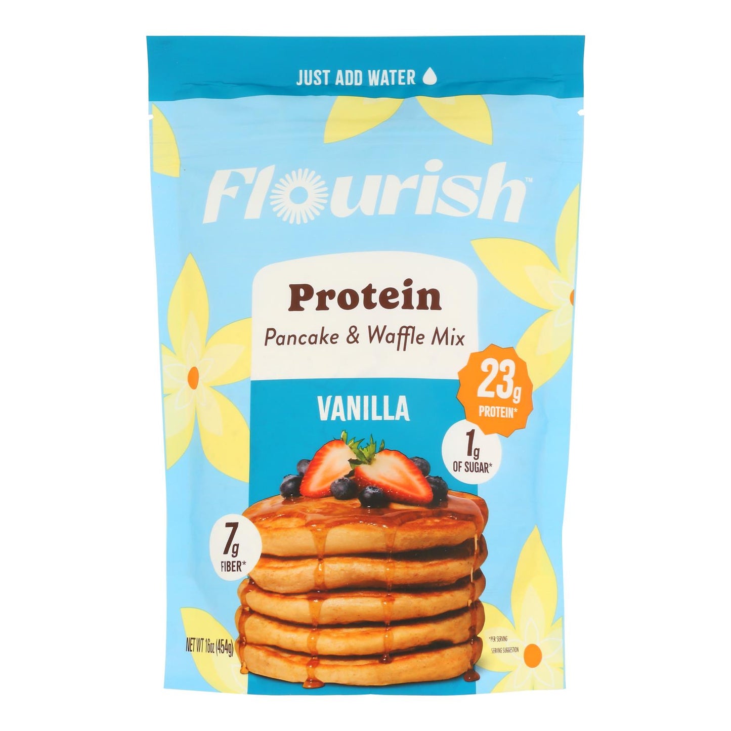 Flourish - Pcake Mx Protein Vainilla - Caja de 8-16 oz