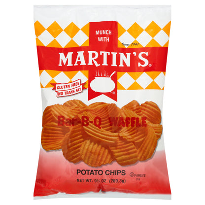 Martin's - Papas fritas, gofres y barbacoa - Caja de 9 unidades de 9,5 oz