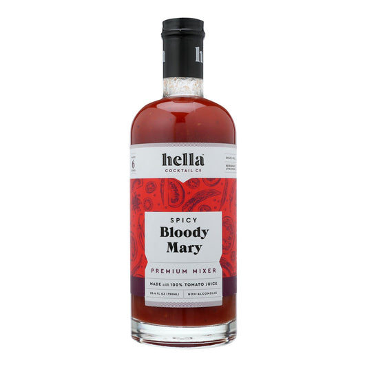 Hella - Mezclador Bloody Mary Spicy - Caja de 6 - 25,4 Fz