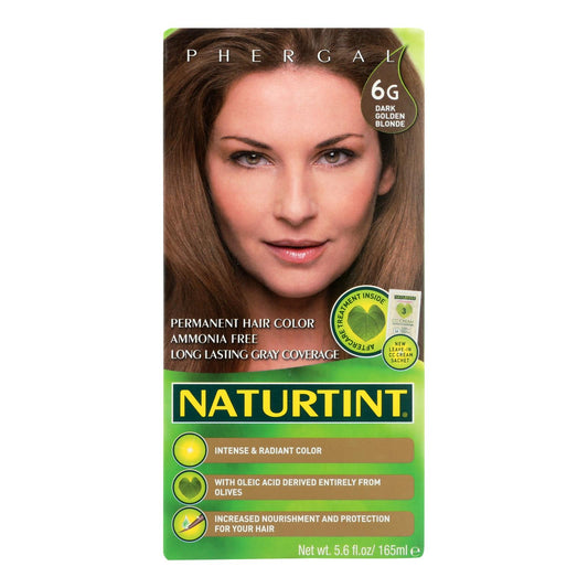 Tinte para el cabello Naturtint - Permanente - 6 g - Rubio oscuro dorado - 5,28 oz