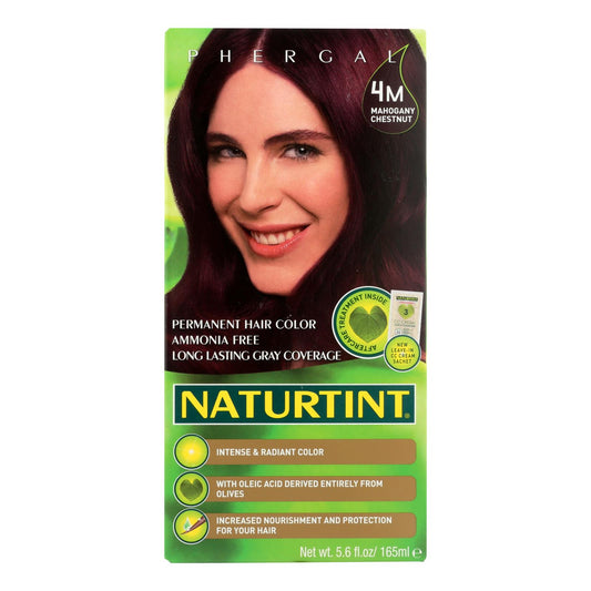 Naturtint Hair Color - Permanent - 4m - Mahogany Chestnut - 5.28 Oz