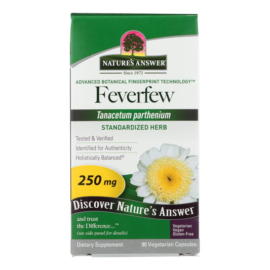 Nature's Answer - Hierba matricaria - 90 cápsulas vegetarianas