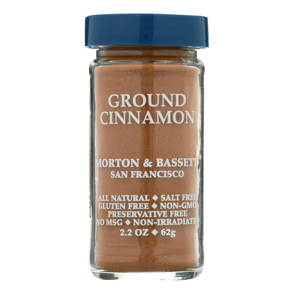 Morton And Bassett Seasoning - Cinnamon - Ground - 2.7 Oz - Case Of 3