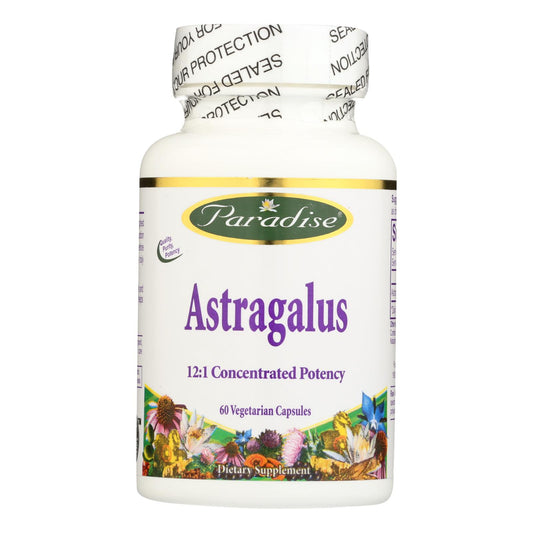 Paradise Herbs Astragalus - 60 Vegetarian Capsules