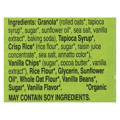 Barras de granola masticables orgánicas de Cascadian Farm, sabor a vainilla, caja de 12, 7,4 oz.
