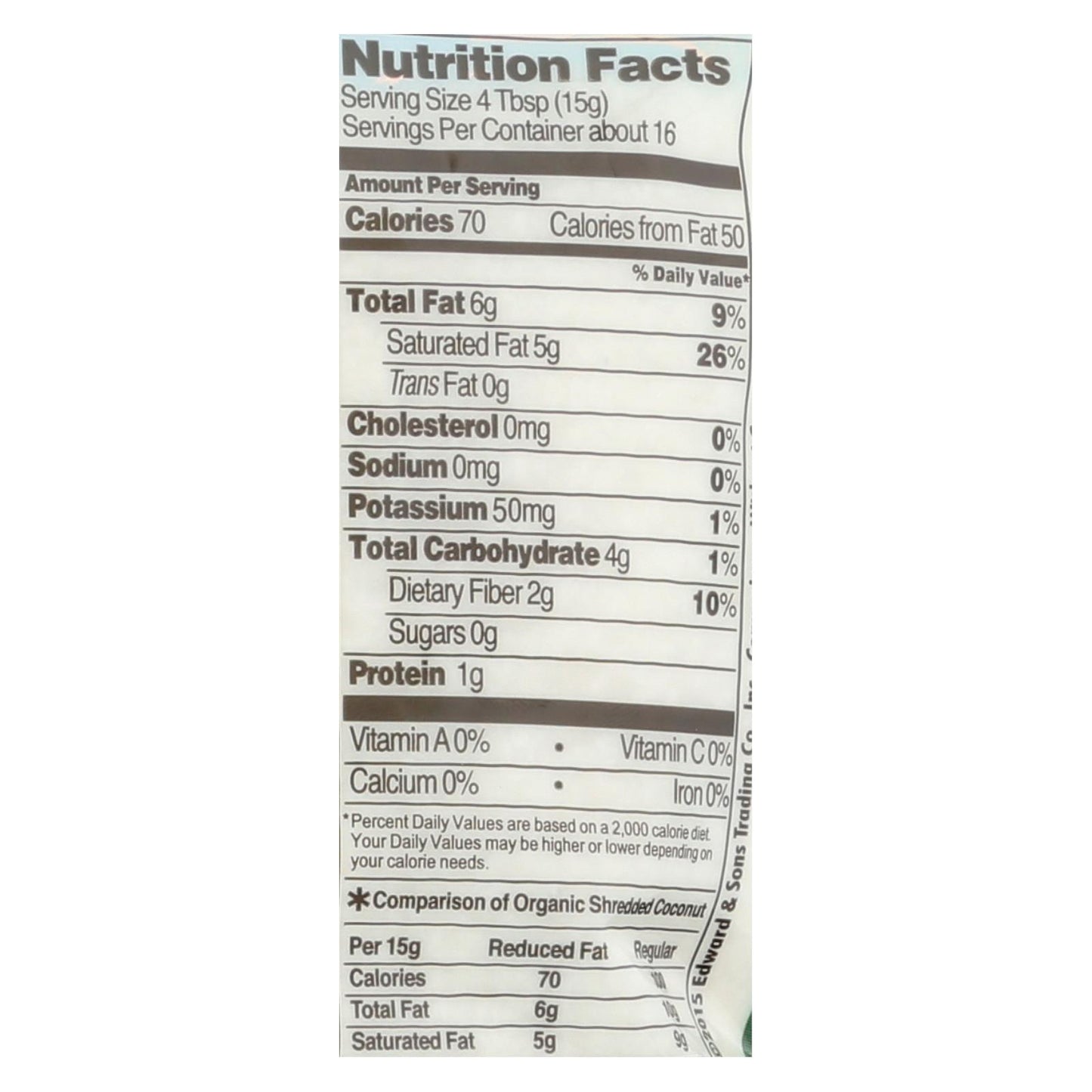 Let's Do Organics Coco rallado orgánico ligero - Caja de 12 - 8.8 oz.
