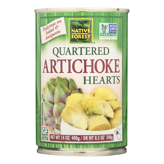 Native Forest Quartered Artichoke Hearts - Case Of 6 - 14 Oz.