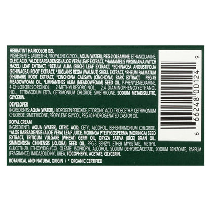 Tinte permanente para el cabello en gel a base de hierbas Herbatint, 6c, rubio ceniza oscuro, 135 ml