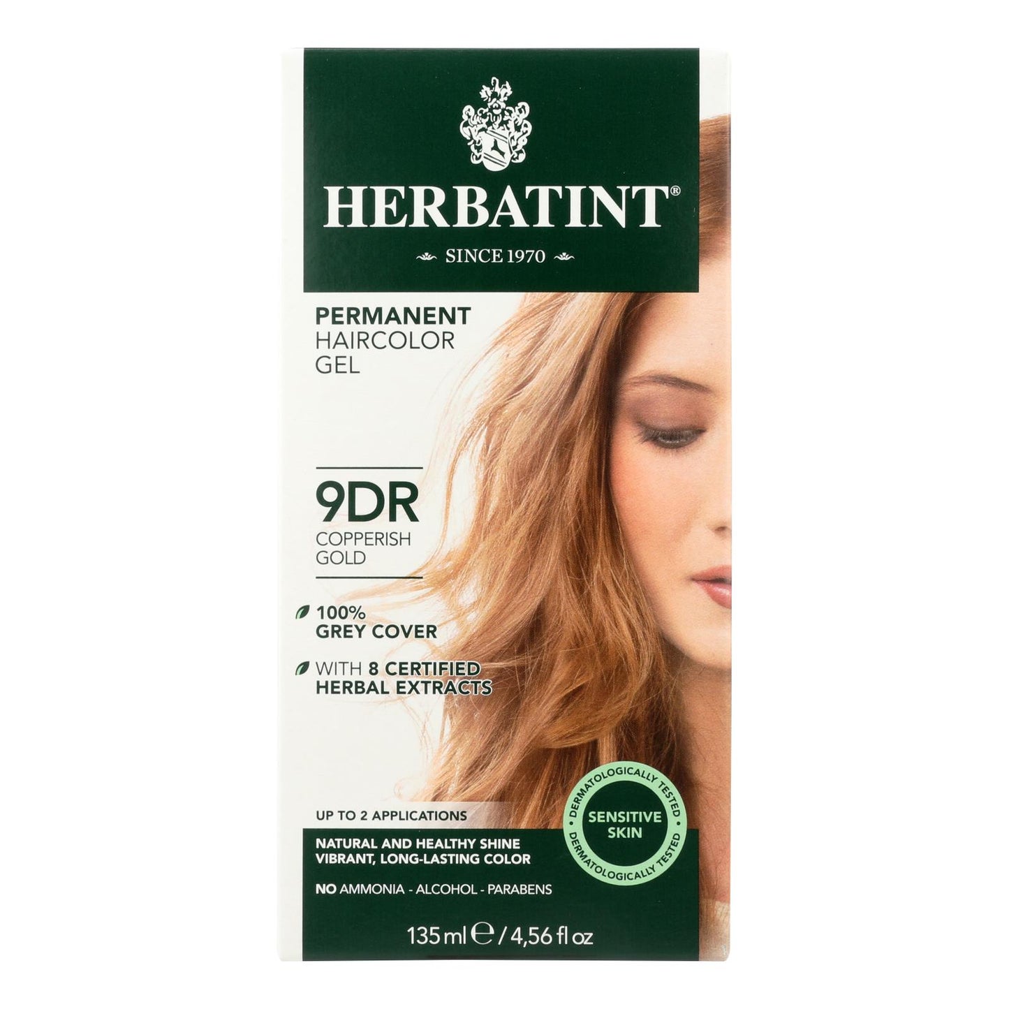 Kit de coloración para el cabello Herbatint dorado cobrizo 9 días - 1 kit