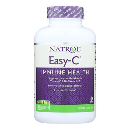 Natrol Easy-c con bioflavonoides - 500 mg - 240 cápsulas vegetarianas