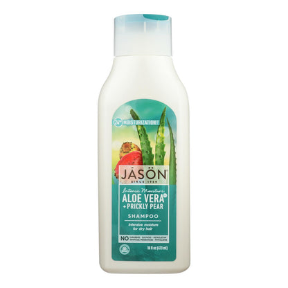 Champú natural puro Jason con aloe vera para cabello seco, 16 onzas líquidas