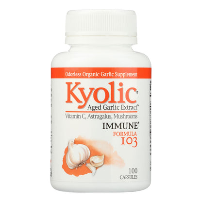 Kyolic - Aged Garlic Extract Immune Formula 103 - 100 Capsules