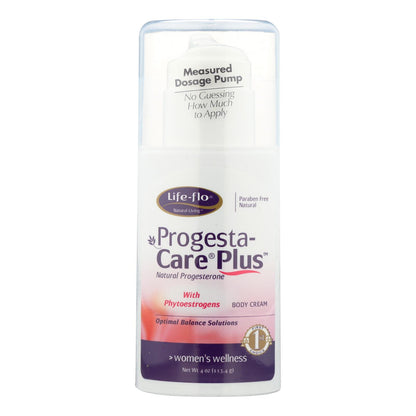 Life-flo Progesta-care Plus Cream For Women - 4 Oz