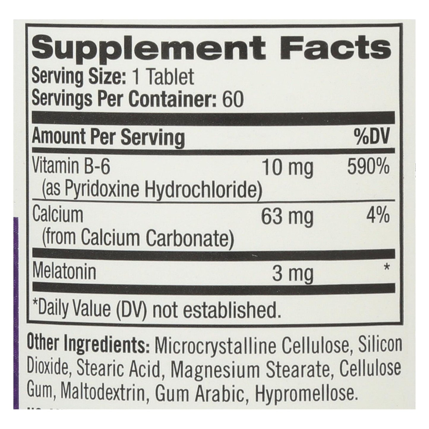 Natrol Melatonin - 3 Mg - 60 Tablets