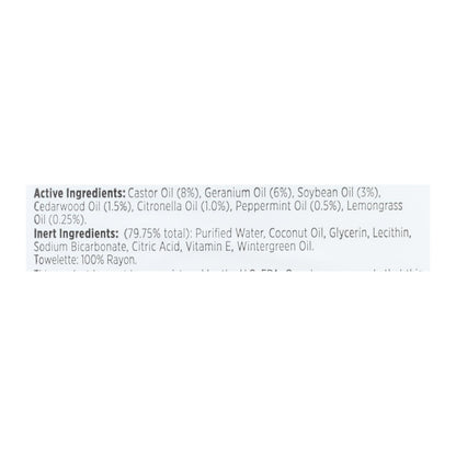 Dispensador de toallitas repelentes Quantum Buzz Away Extreme, 25 toallitas