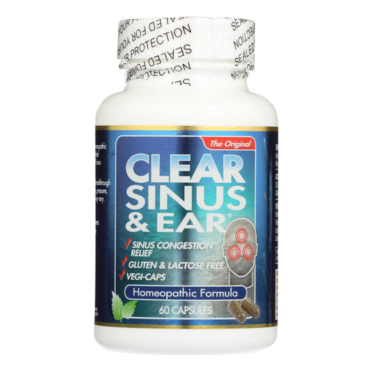 Clear Products Limpia los senos nasales y los oídos - 60 cápsulas